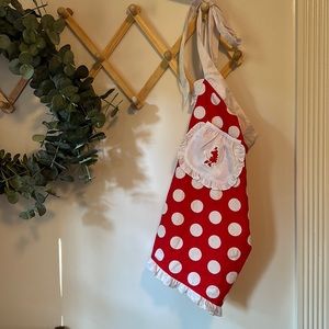 Disney Parks Minnie Mouse apron